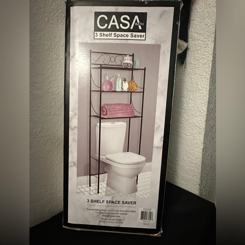 3 shelf space saver